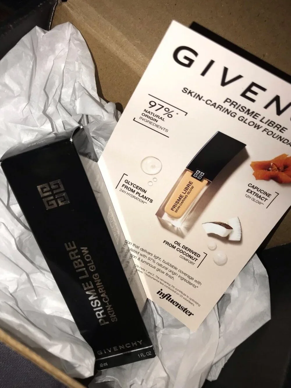 Givenchy PRISME LIBRE GLOW SERUM FOUNDATION in shade 1-w100